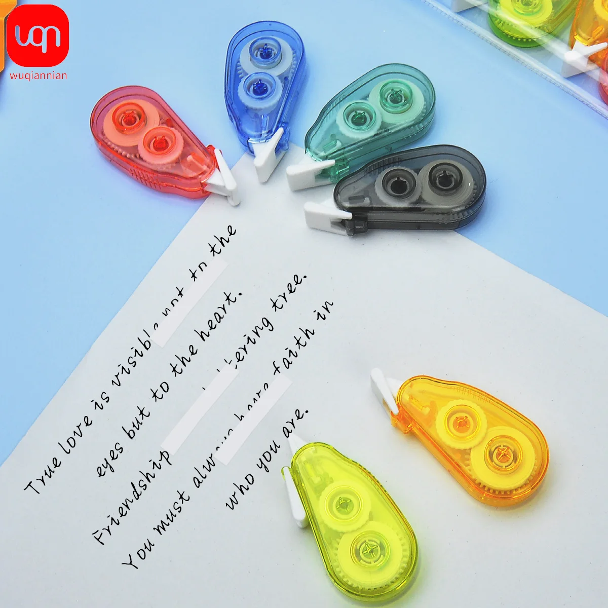 6 Pcs Correction Tape White Out Convenient Tapes Portable Corrector for Writing Eraser Children Accessory Stationery Students thumbnail 4