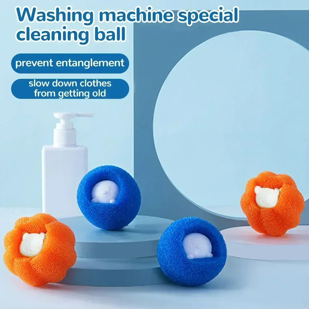 Laundry Balls Pet Hair Collector for Washing Machine Reusable Laundry Lint Catcher Removes Lint From Clothes Pet Cat Accessories thumbnail 5
