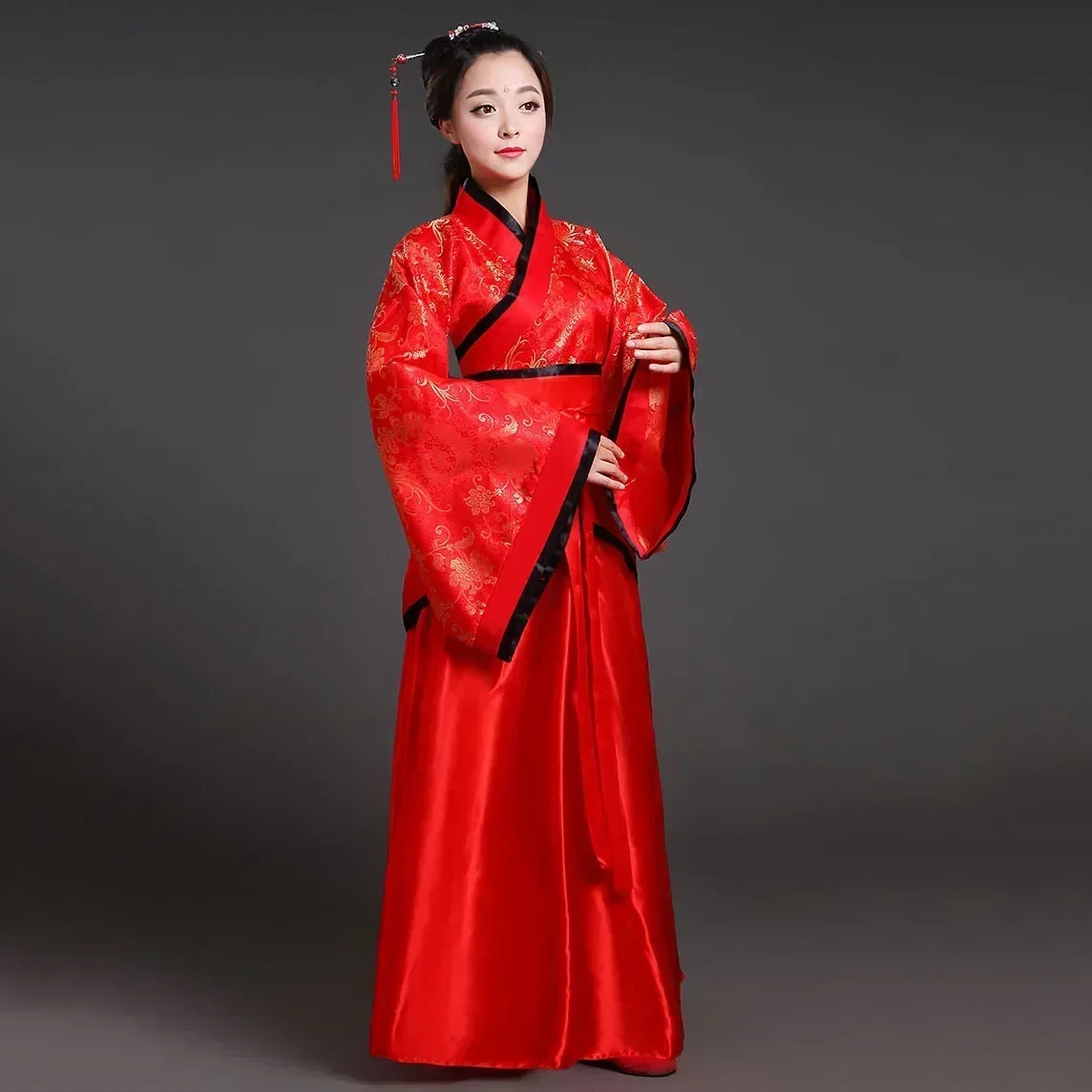 Hanfu Nationale Kostuum Oude Chinese Kostuum Oude Chinese Hanfu Vrouwen Hanfu Kleding Lady Chinese Stadium Jurk thumbnail 2
