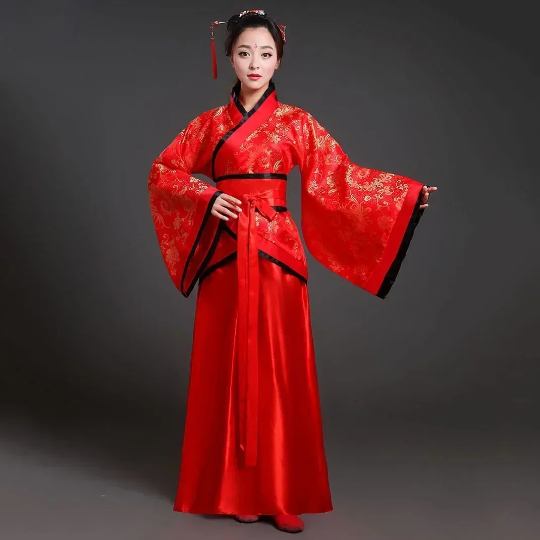 Hanfu Nationale Kostuum Oude Chinese Kostuum Oude Chinese Hanfu Vrouwen Hanfu Kleding Lady Chinese Stadium Jurk thumbnail 3