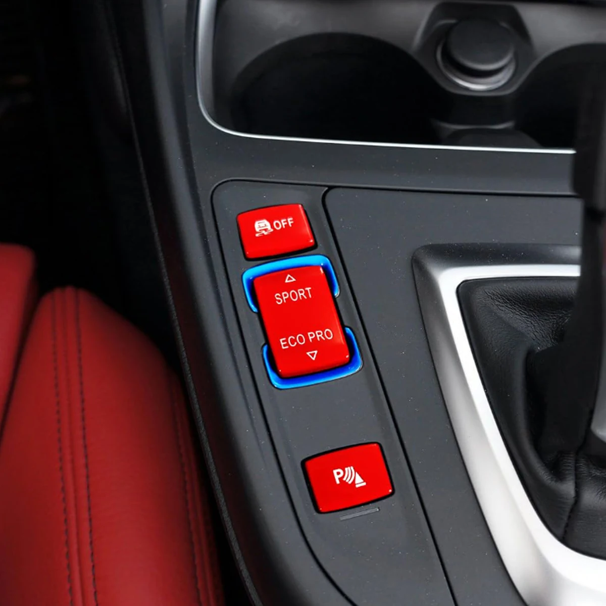 Car Center Console Sport Eco Pro Drive Mode Switch Cover & Button Frame Replace For BMW 1 2 3 4 Series F20 F22 F30 F34 F32 F36 thumbnail 2