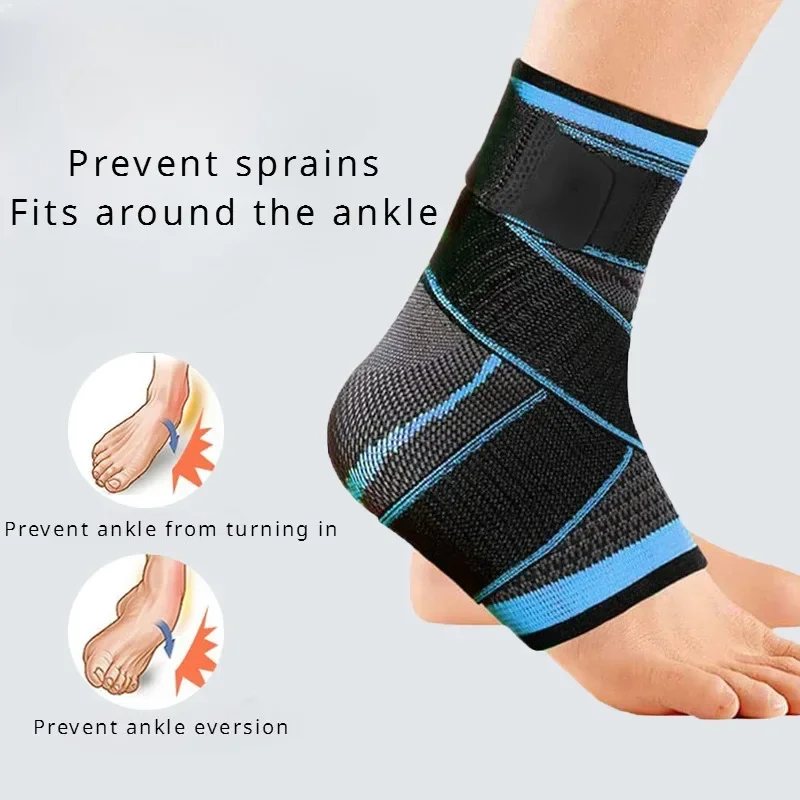 Adjustable Ankle Support Compression Ankle Brace Protector for Running Basketball Soccer Outdoor Sports Gym Bandage Ankle Strap thumbnail 3