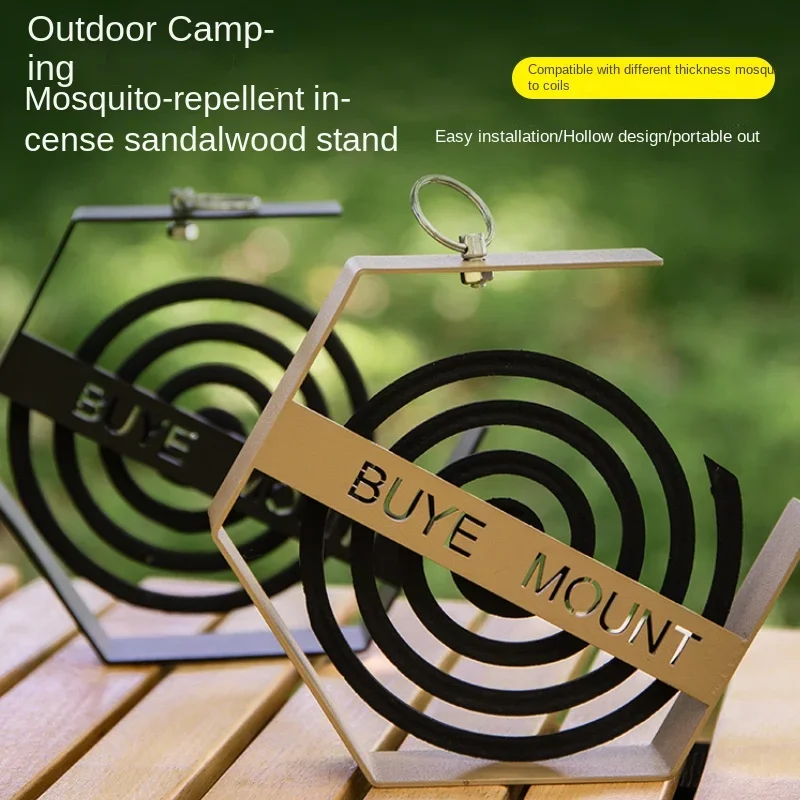 Outdoor Mosquito Coil Tray Camping Tools Tourist Hiking Mosquito Coil Holder Camping Supplies Hanging Mosquito Coil Holder thumbnail 2