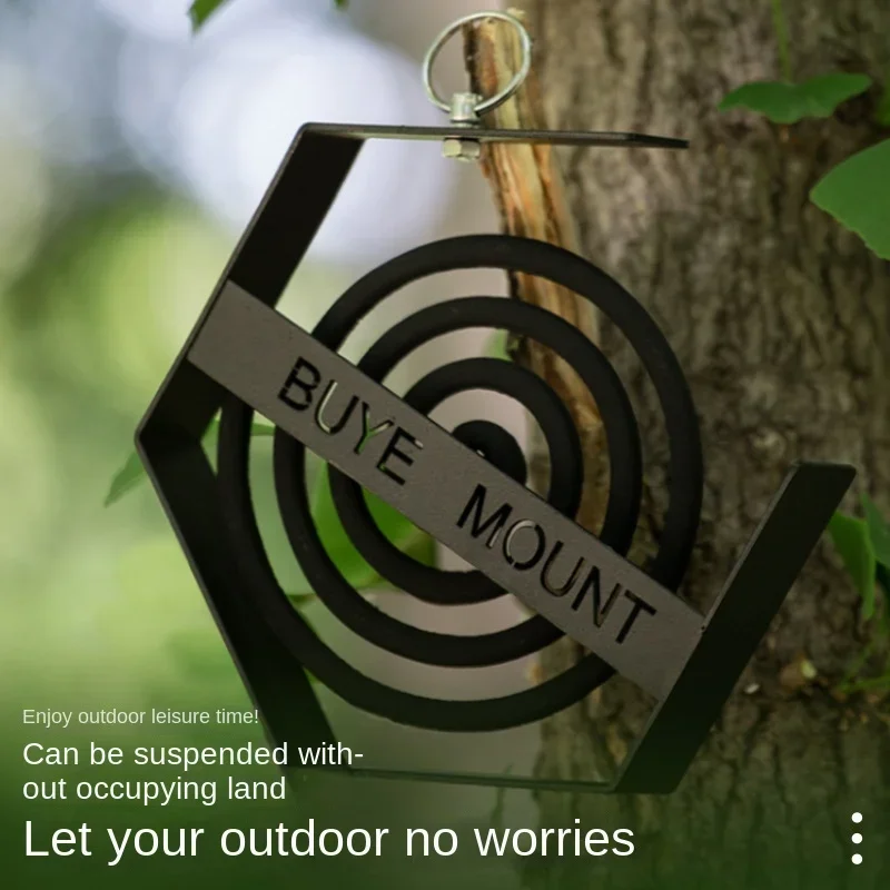 Outdoor Mosquito Coil Tray Camping Tools Tourist Hiking Mosquito Coil Holder Camping Supplies Hanging Mosquito Coil Holder thumbnail 3