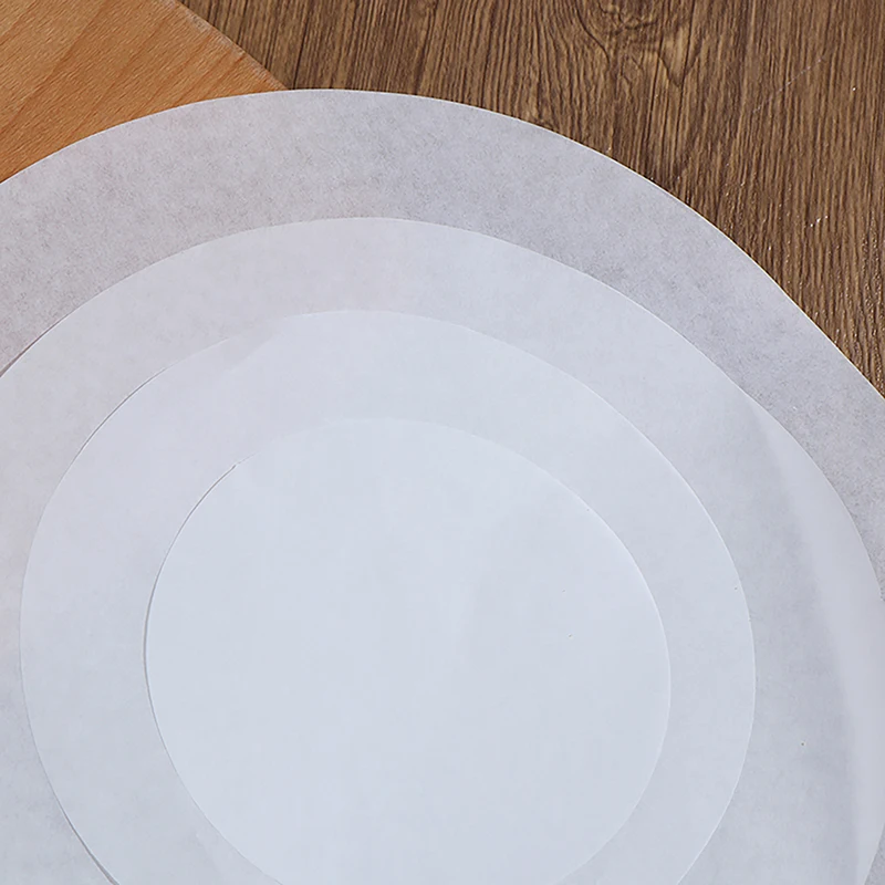 50Pcs Circle Parchment Paper Baking Oiled Paper  Multifunction Liner BBQ Oven Patty Hamburger Paper Steamer Liners Baking Tool thumbnail 6
