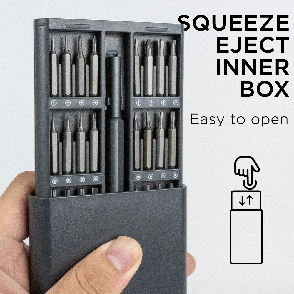 25/63 in 1 Magnetic Precision Screwdriver Set Mini Tools Kit for Mobile Phone PC Repair Professional Hardware with Torx Hex Bits thumbnail 4