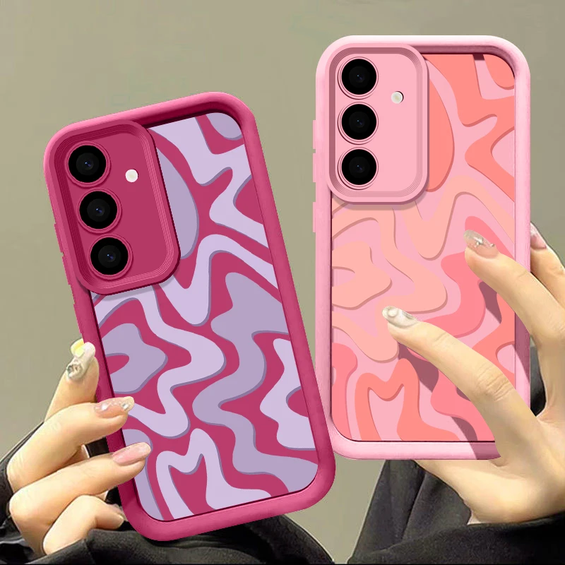 Striped Pattern Phone Case For Samsung Galaxy A57 A37 A56 A16 A17 A36 A26 A55 A54 A15 S25Edge S26 S24 S23 S22 Ultra S25 FE Cover thumbnail 4