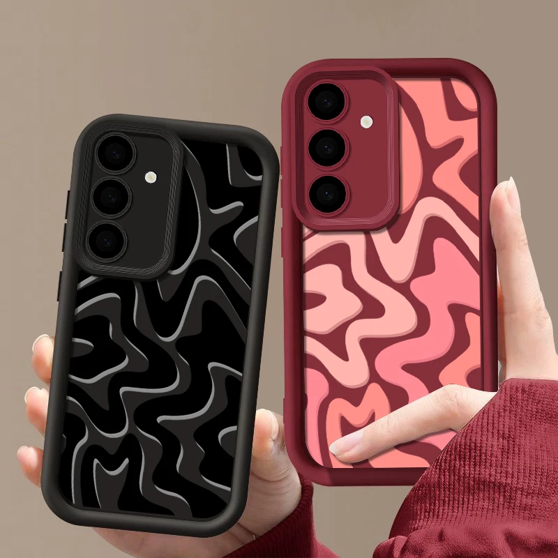 Striped Pattern Phone Case For Samsung Galaxy A57 A37 A56 A16 A17 A36 A26 A55 A54 A15 S25Edge S26 S24 S23 S22 Ultra S25 FE Cover thumbnail 5
