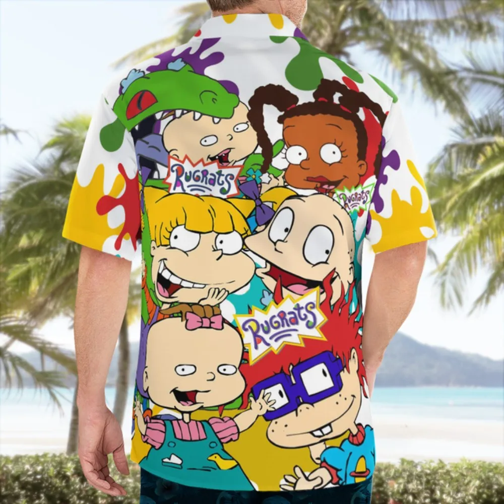 Summer Hawaiian Cartoo N Floral Casual Shirt Hot Sale For Men 3d Short Sleeve Beach Oversized Funny Clothing Fashion thumbnail 5