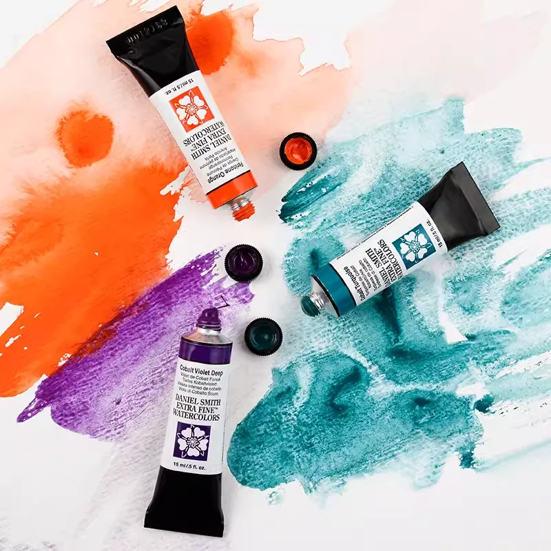 American DANIEL SMITH Series3 Natural Mineral Extra Fine Watercolor Piant 15ml Tubes Painting Artists Drawing Supplies Acuarelas thumbnail 5