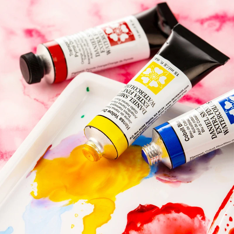 American DANIEL SMITH Series3 Natural Mineral Extra Fine Watercolor Piant 15ml Tubes Painting Artists Drawing Supplies Acuarelas thumbnail 3