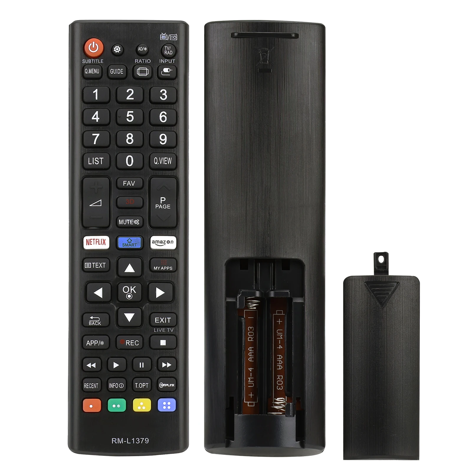 Universal Remote Control for lg TV Remote,Compatible with All Models for lg Brand, with Netflix Prime Video Shortcut Buttons thumbnail 4
