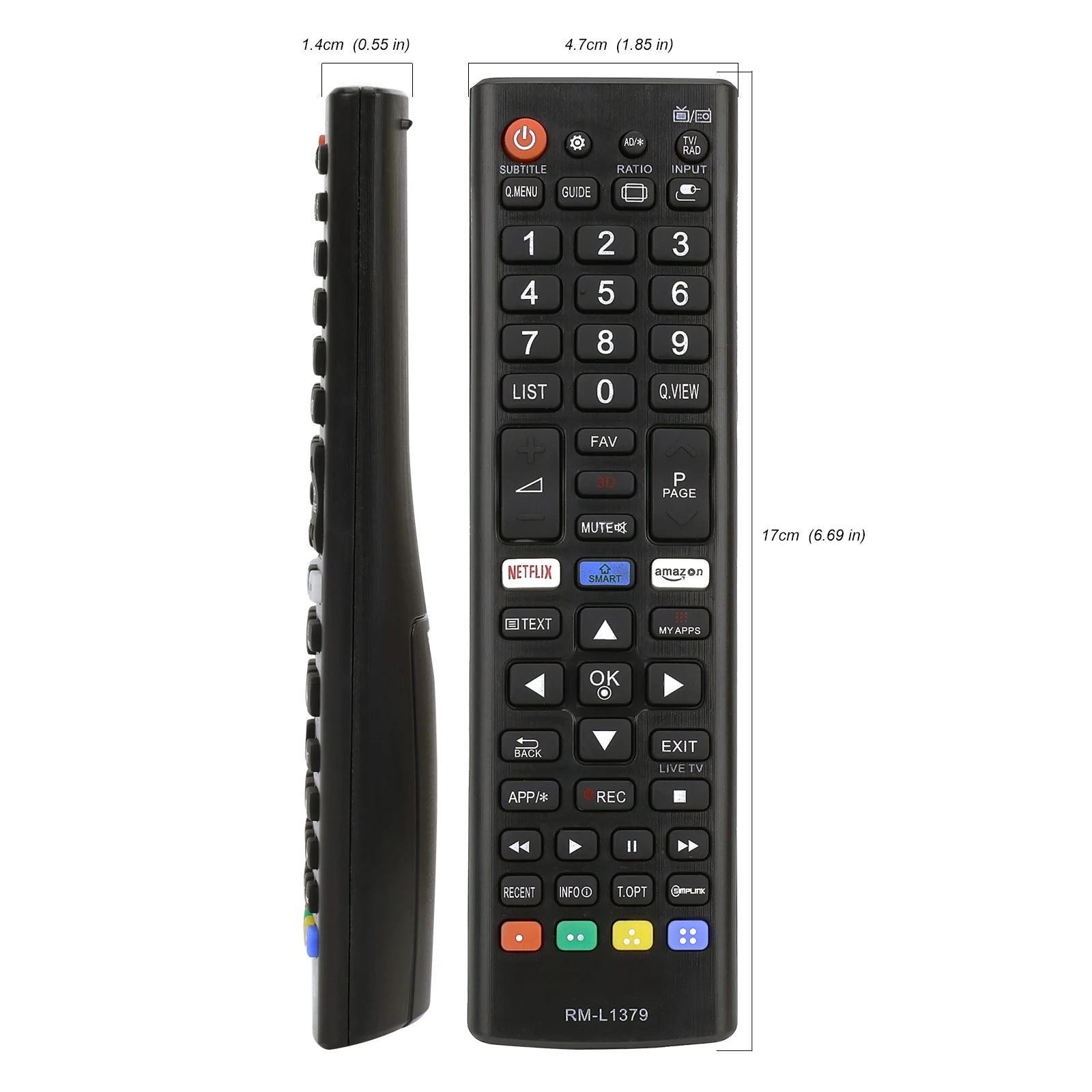 Universal Remote Control for lg TV Remote,Compatible with All Models for lg Brand, with Netflix Prime Video Shortcut Buttons thumbnail 3