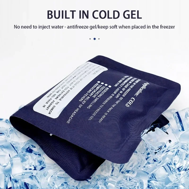 Professional Ice Pack Cooler Pack Reusable Gel Frozen Hot and Cold Pack Ice Pack for Leg Knee Headache Portable Outdoor Travel thumbnail 4