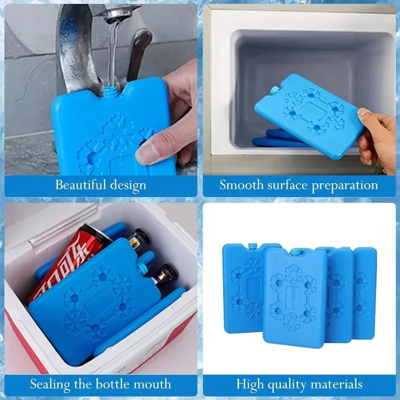 Lightweight Fresh Food Storage Refrigeration Cooler Bag Reusable Ice Pack Portable Water Injection Box for Lunch Box and Cooler thumbnail 3