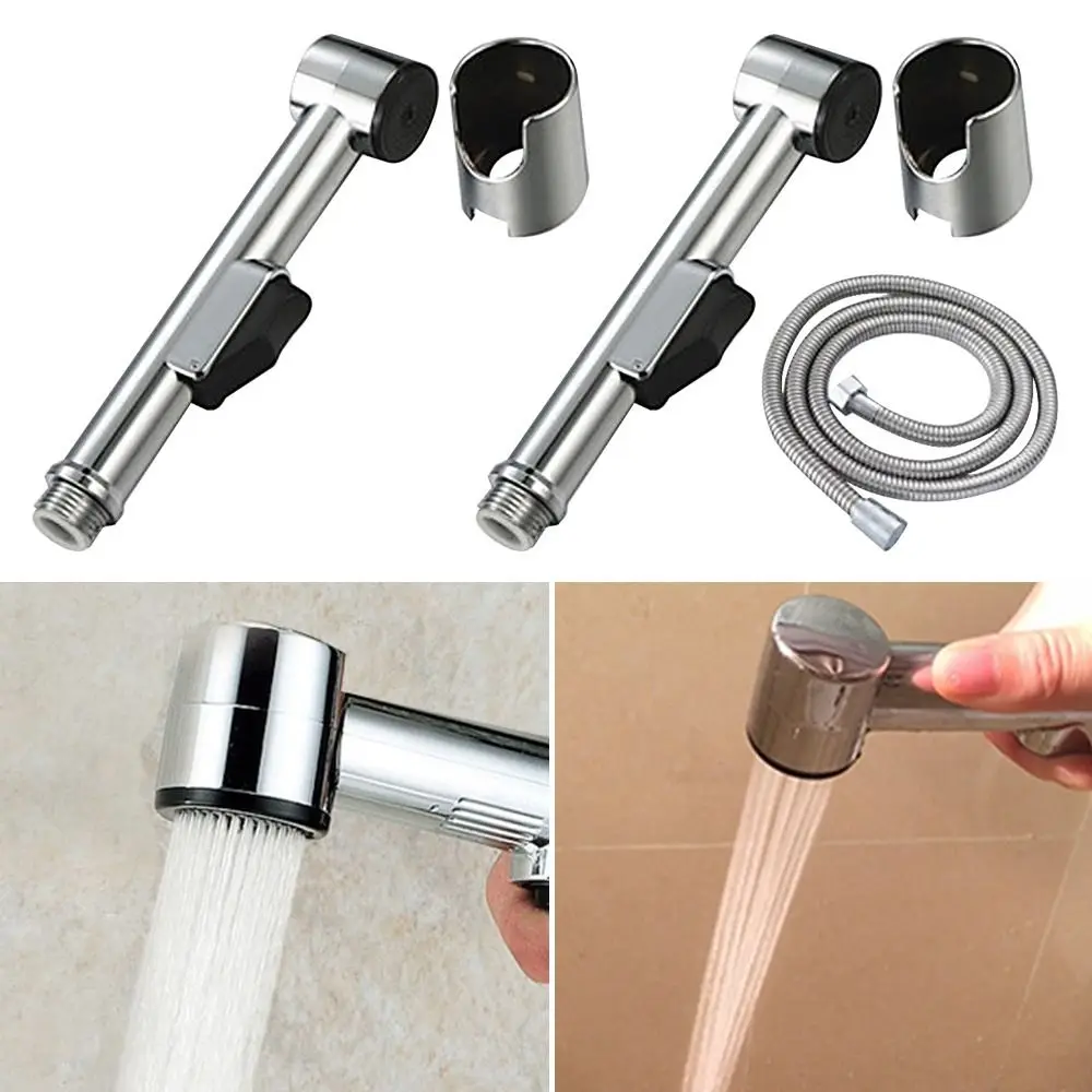 Handheld Hose Spray Muslim Hygienic Shattaf Kit Toilet Douche Bidet Head Shower thumbnail 4