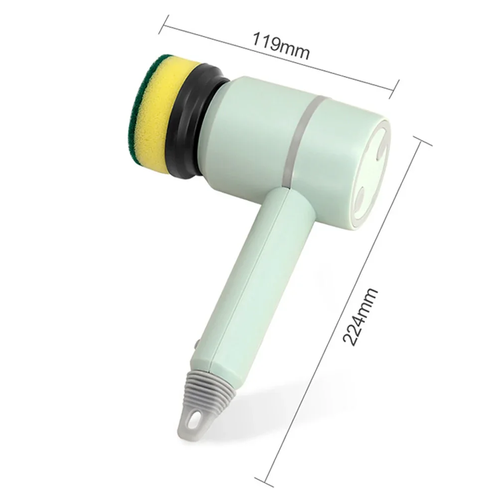 3 in 1 Electric Cleaning Brush Kitchen Dishwashing Home USB Rechargeable Electric Rotary Scrubber Household Appliances Cleaning thumbnail 6