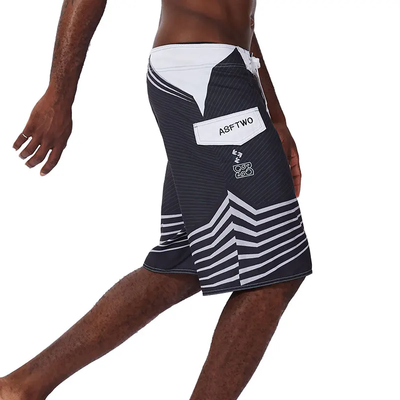 New Summer Men'S Board Casual Drawstring Pockets Shorts Beach Brand Short Surfing Bermudas Male Boardshorts Quick Dry For Sports thumbnail 2
