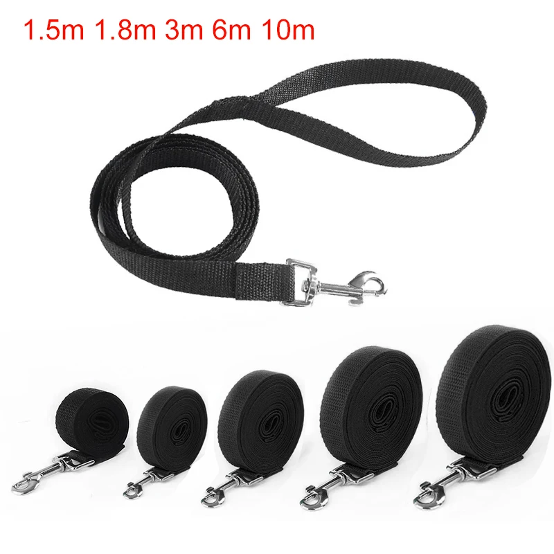 Long Nylon Pet Dog Leash For Small Big Dogs Cats Outdoor Hiking Puppy Lead Rope Strong Labrodor Traction Belt 1.5m 3m 10m 30m thumbnail 2