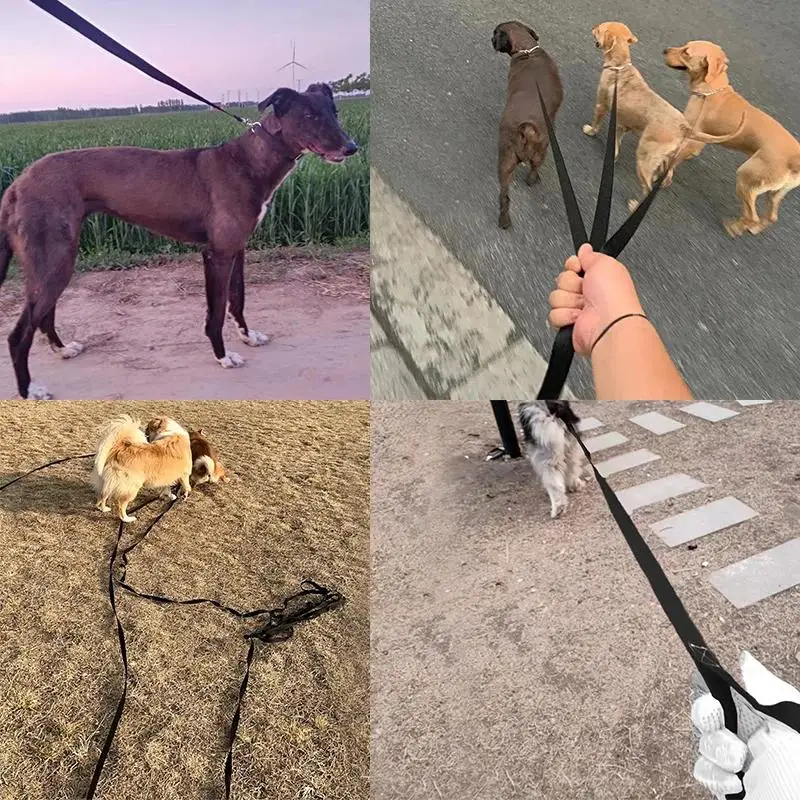 Long Nylon Pet Dog Leash For Small Big Dogs Cats Outdoor Hiking Puppy Lead Rope Strong Labrodor Traction Belt 1.5m 3m 10m 30m thumbnail 6