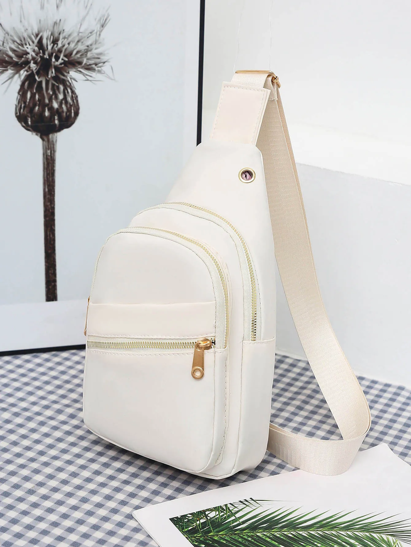 Chest Bag Women Sling Bags Crossbody Casual Multi Pockets Sling Messenger Shoulder Bags Outdoor Travel Commuting Satchel Bags thumbnail 5