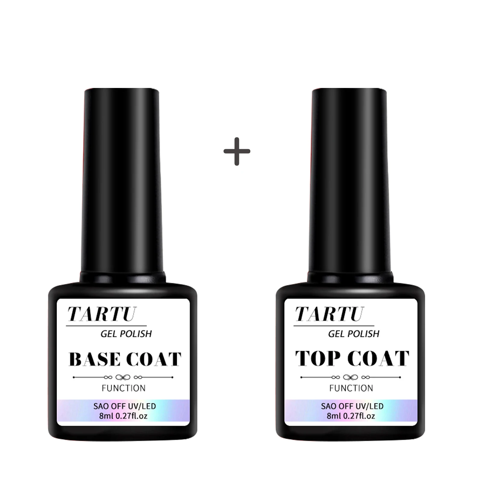 8Ml Functional Gel Nail Art Set with Base Coat and Diamond Top Coat,Matte Top ,Soak Off Gel Nail Polish for Nail Art Design Tool thumbnail 2