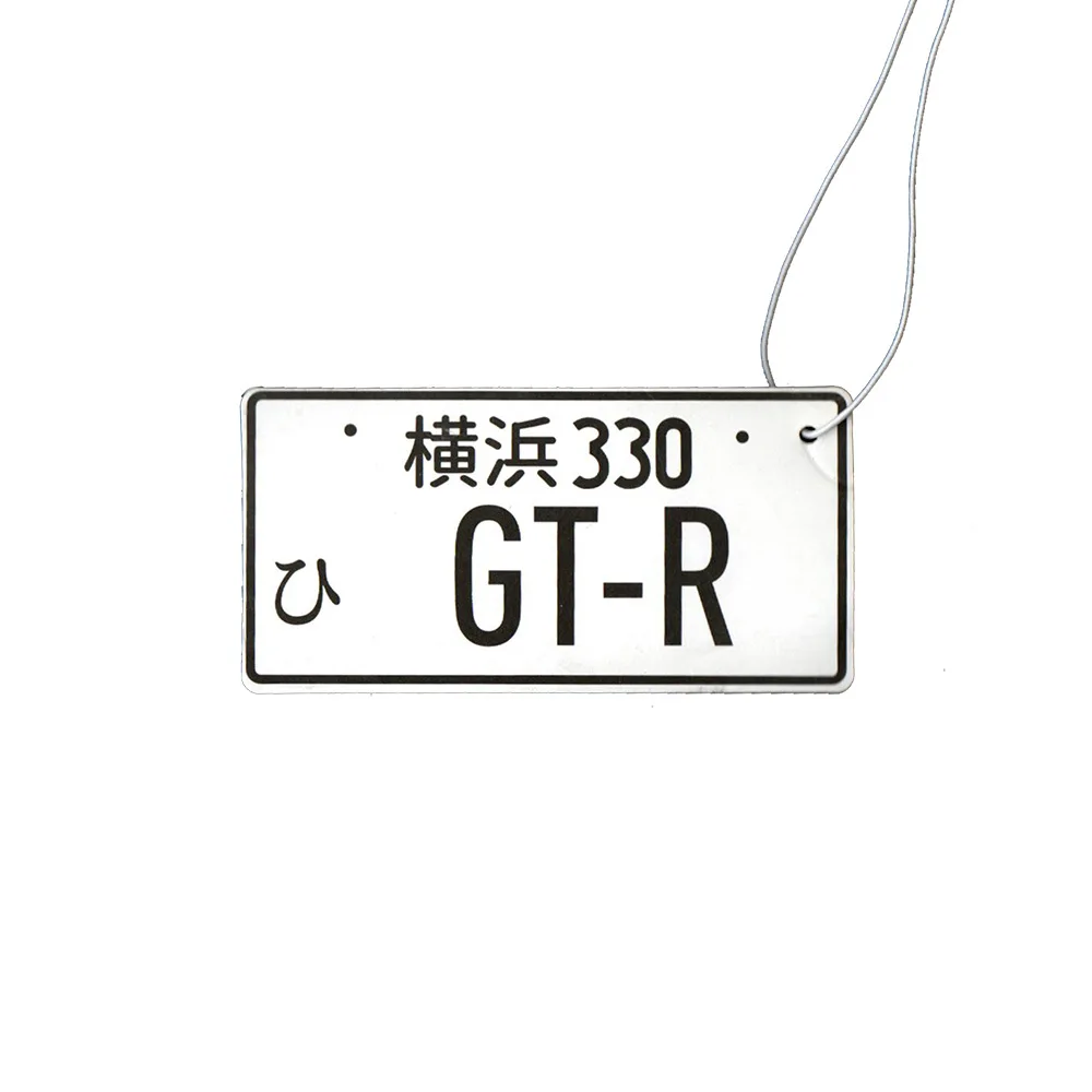 JDM Car Air Freshener Perfume Rearview Mirror Pendant Ornament Hanging Modification License Plates Car Accessories thumbnail 6