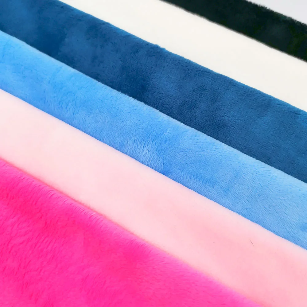75x45cm Crystal Velvet Fabric Super Soft Plush for DIY Sewing Quilting Cushion Pillow Toy Sofa Bag Home Textile Upholstery Cloth thumbnail 2