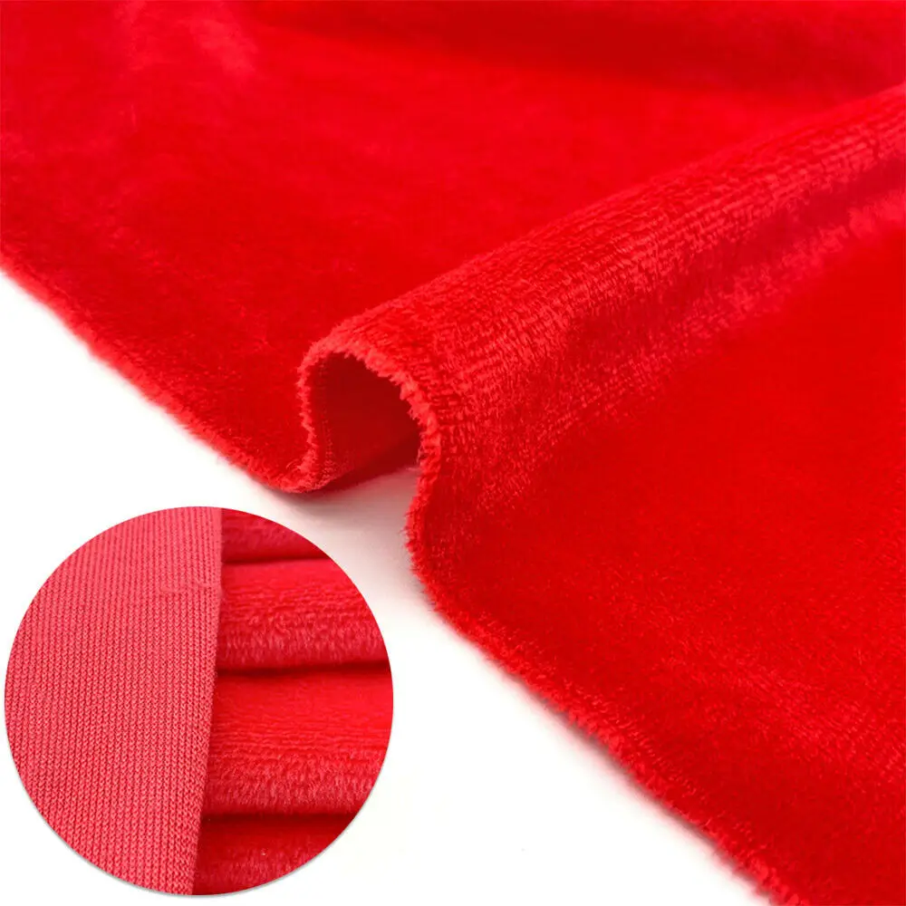 75x45cm Crystal Velvet Fabric Super Soft Plush for DIY Sewing Quilting Cushion Pillow Toy Sofa Bag Home Textile Upholstery Cloth thumbnail 4