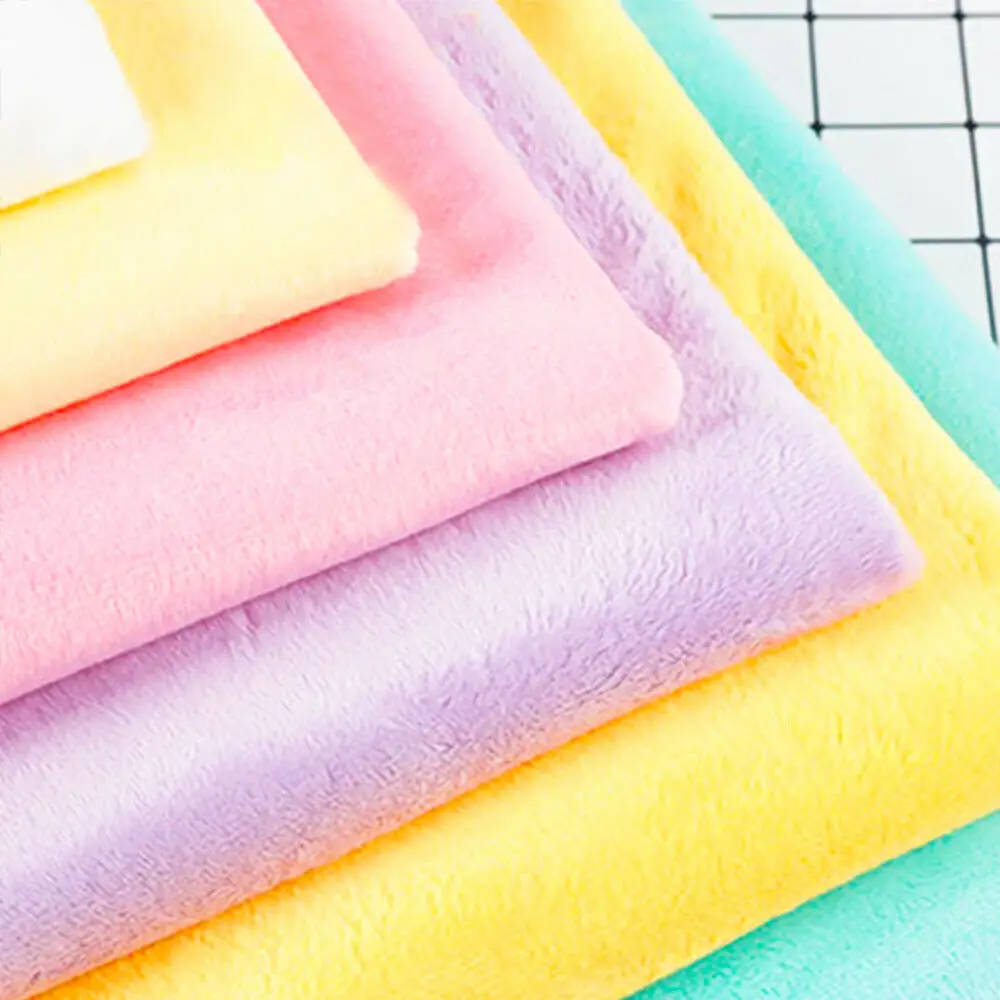75x45cm Crystal Velvet Fabric Super Soft Plush for DIY Sewing Quilting Cushion Pillow Toy Sofa Bag Home Textile Upholstery Cloth thumbnail 3