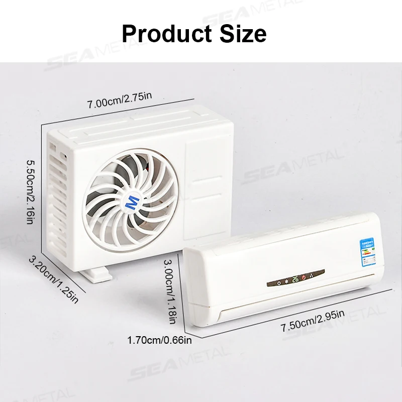 SEAMETAL Car Perfume Diffuser Solar Air Conditioner Shape Decorative Air Freshener Air Outlet Car Aromatherapy Fragrance Tablet thumbnail 2
