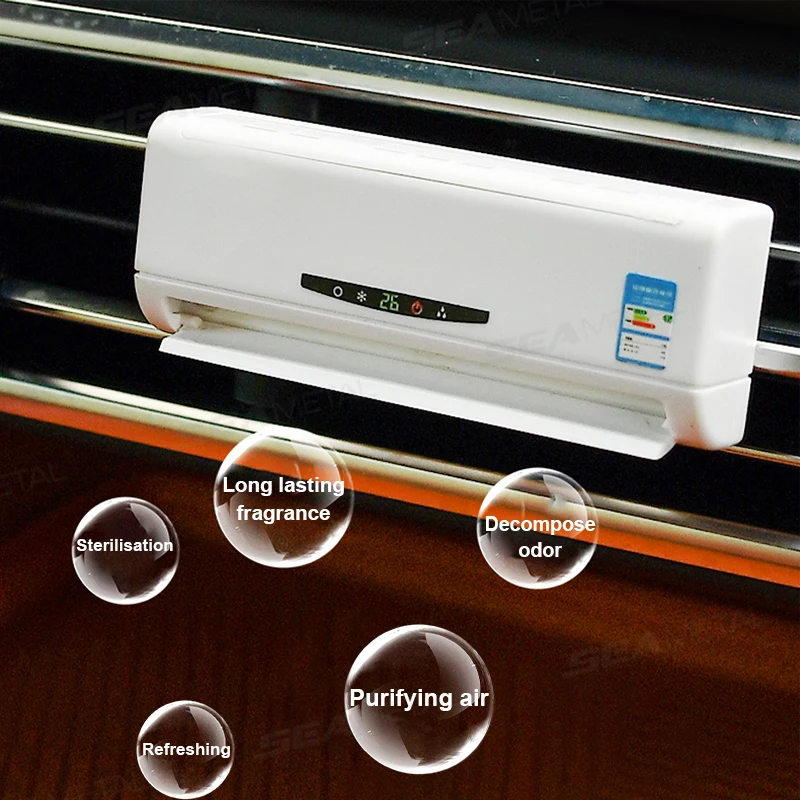 AUTOMECHANIST Car Perfume Diffuser Air Vent Air Conditioner Solar Air Freshener Air Outlet Car Aromatherapy Fragrance Tablet thumbnail 3