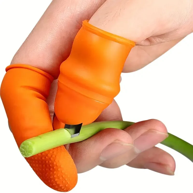 1pc Silicone Garden Thumb Knife-ComfortableFitforMenandWomen-NailandFinger Protection-Versatile Use for Digging,Planting,Seeding thumbnail 5