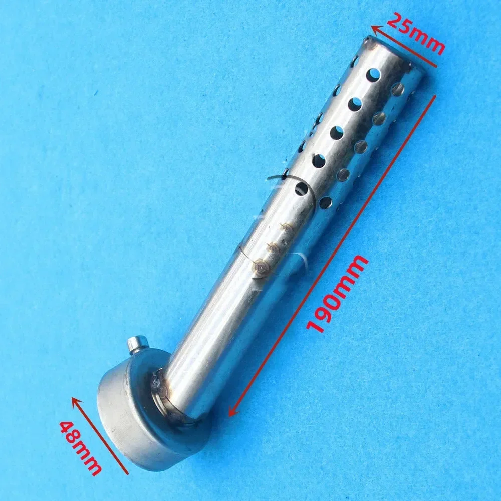 Motorcycle 48mm Angled Exhaust Muffler Insert Baffle Can Bend DB Killer Silencer thumbnail 5