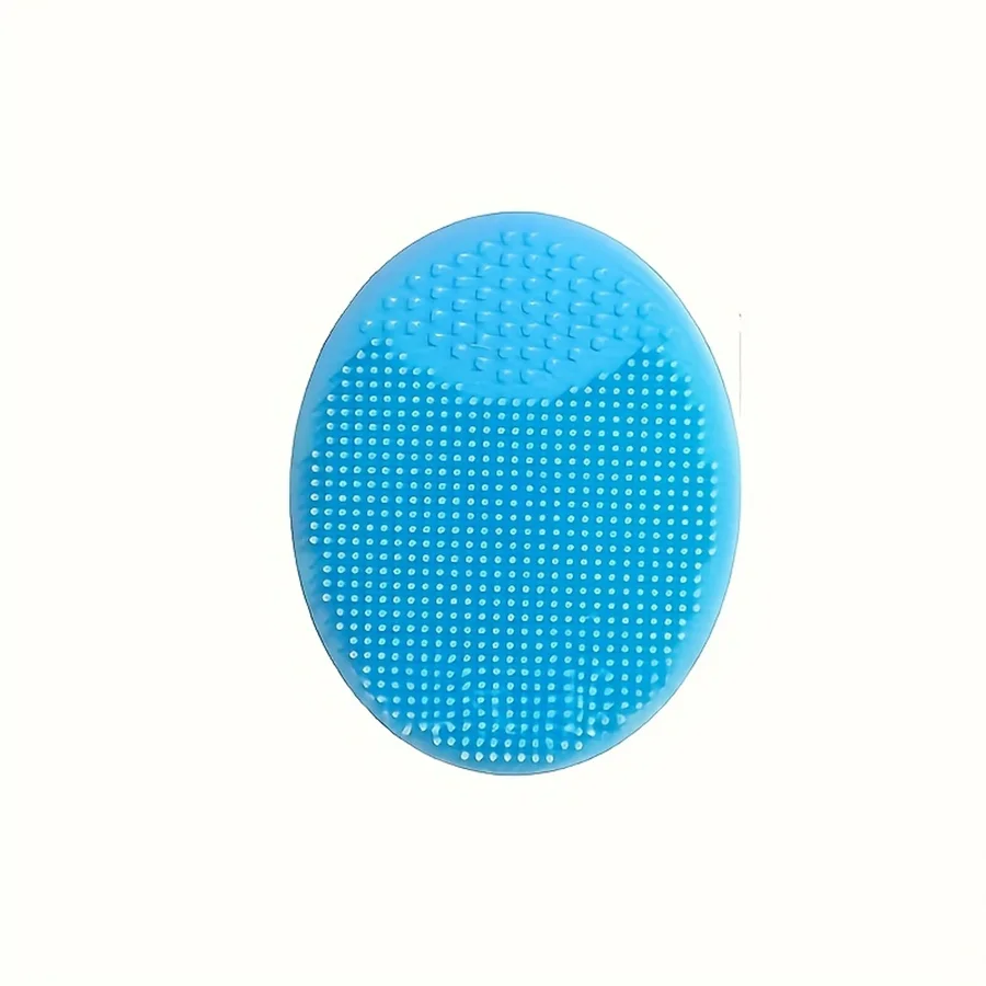 1PCS Silicone Baby Bath Brush Washing Hair Brush Silicone Baby Shampoo Brush For Bathing thumbnail 3