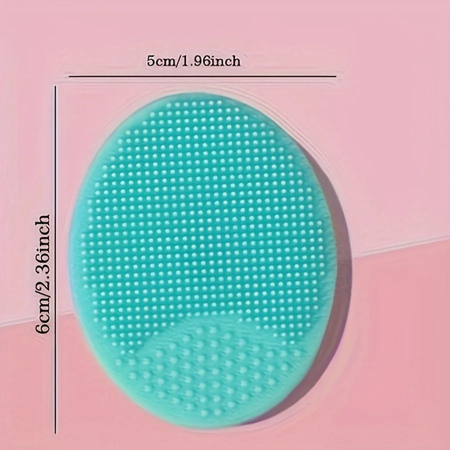 1PCS Silicone Baby Bath Brush Washing Hair Brush Silicone Baby Shampoo Brush For Bathing thumbnail 5