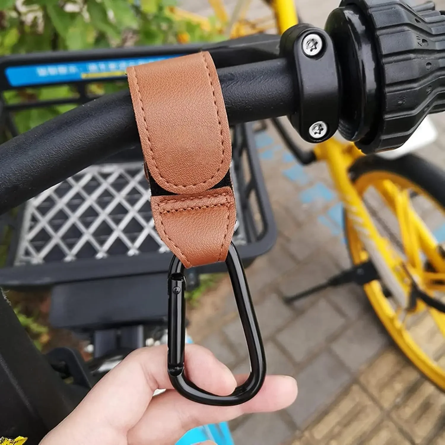 Auto Bicycle Hook Baby Stroller Hooks Bag Hooks for Hanging Diaper Bags MultiPurpose Mom Hooks for Shopping Bags, Storller clips thumbnail 2