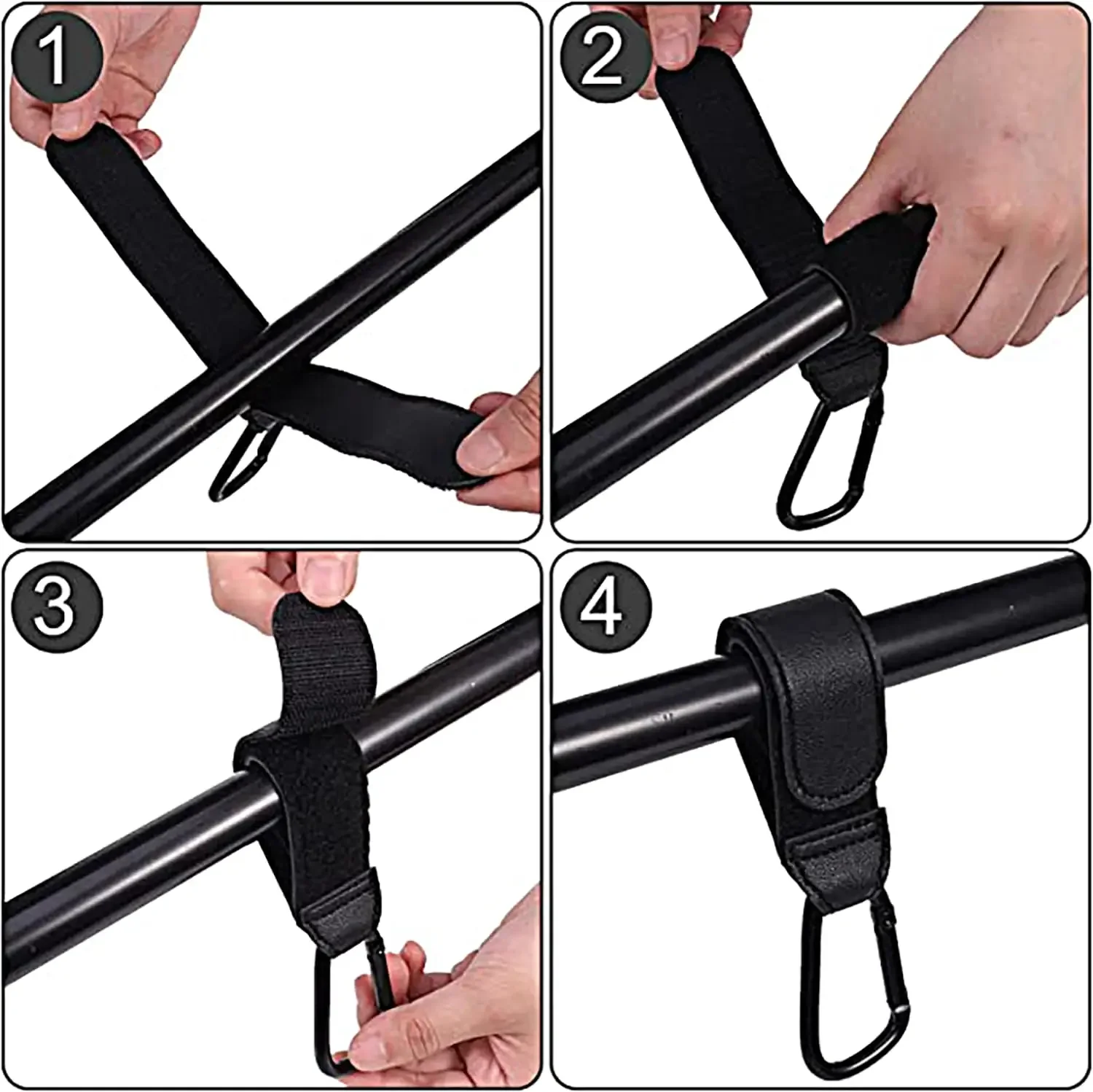 Auto Bicycle Hook Baby Stroller Hooks Bag Hooks for Hanging Diaper Bags MultiPurpose Mom Hooks for Shopping Bags, Storller clips thumbnail 5
