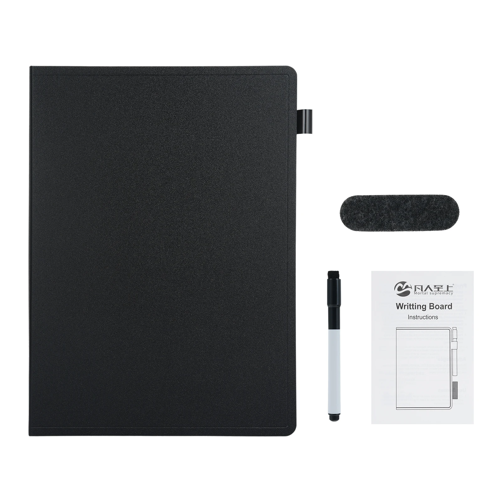 A4 Double Sided Dry Erase Boards Whiteboard Portable Writing Board with Marker & Foam Eraser For Students Home School