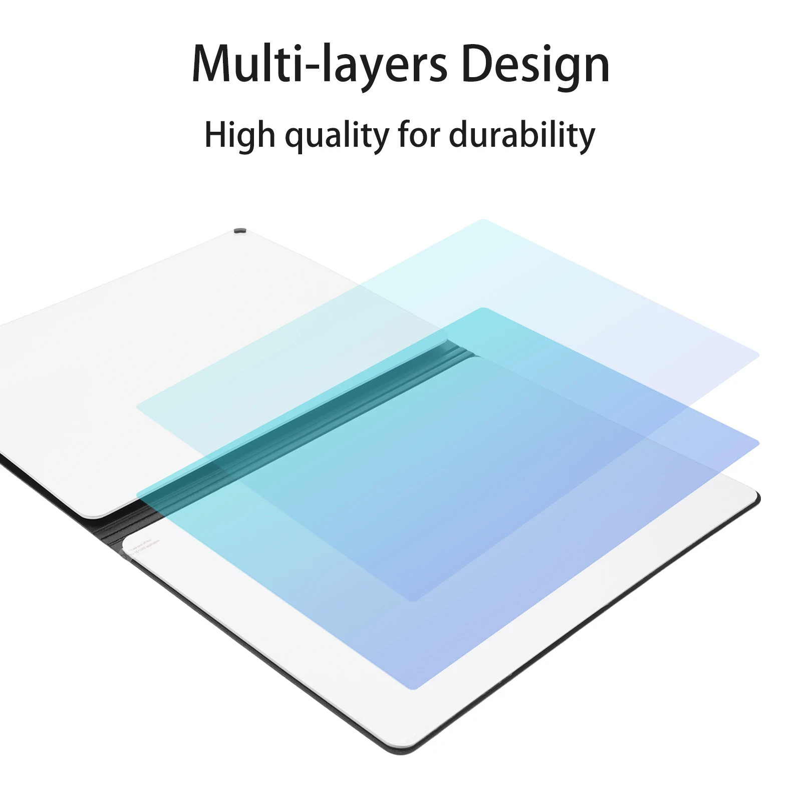 A4 Double Sided Dry Erase Boards Whiteboard Portable Writing Board with Marker & Foam Eraser For Students Home School thumbnail 3