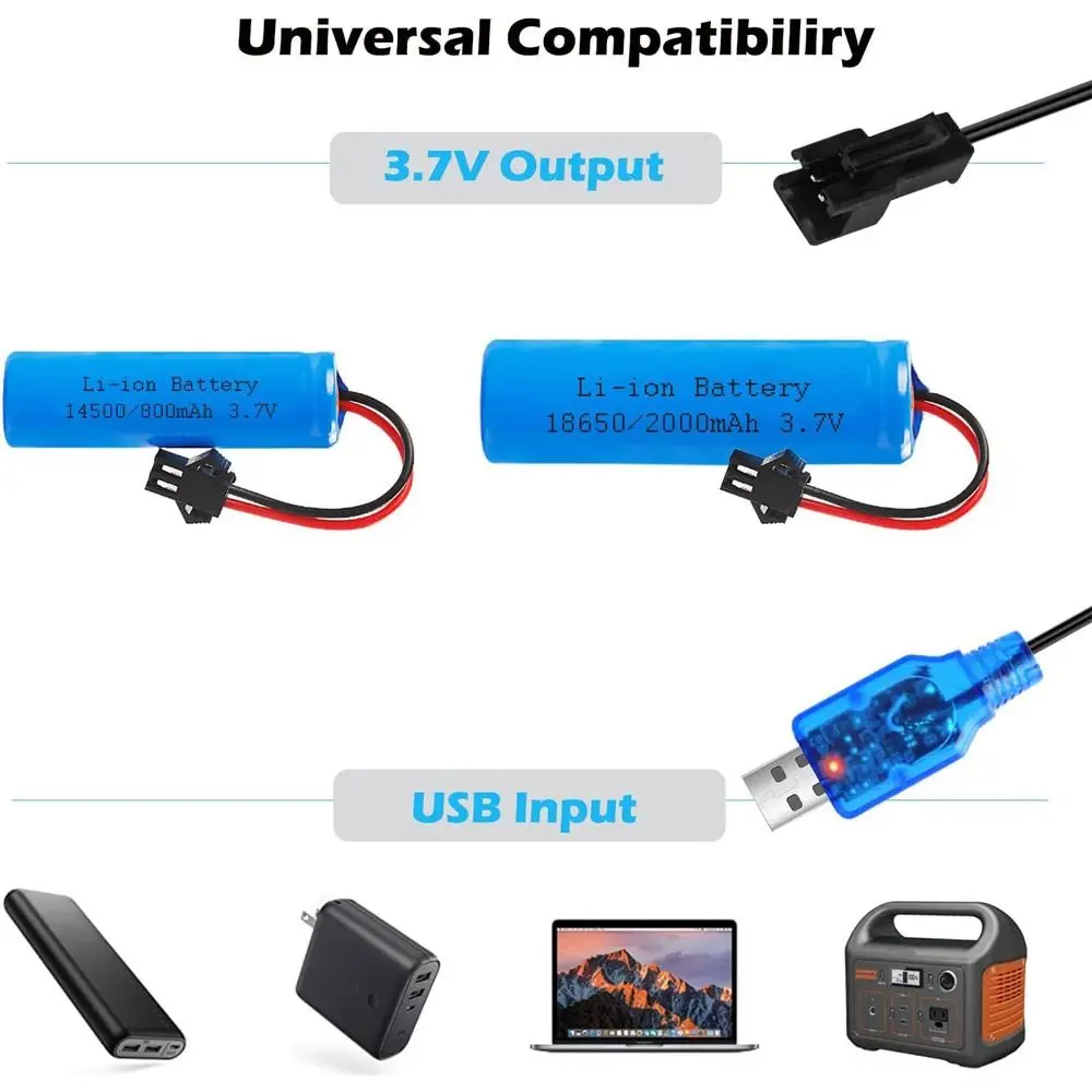 Powerful SM-2P LED Indicator Li-ion Battery USB Charger Charger Cables RC Toys Charger thumbnail 2
