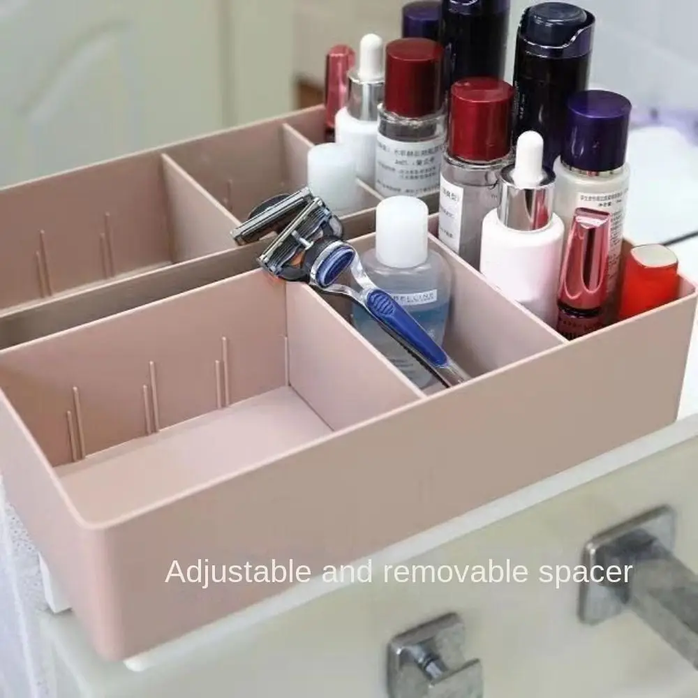 Desktop Storage Box Detachable Partition Remote Control Divided Drawer Storage Box Cosmetic Miscellaneous Items Storage Basket thumbnail 2