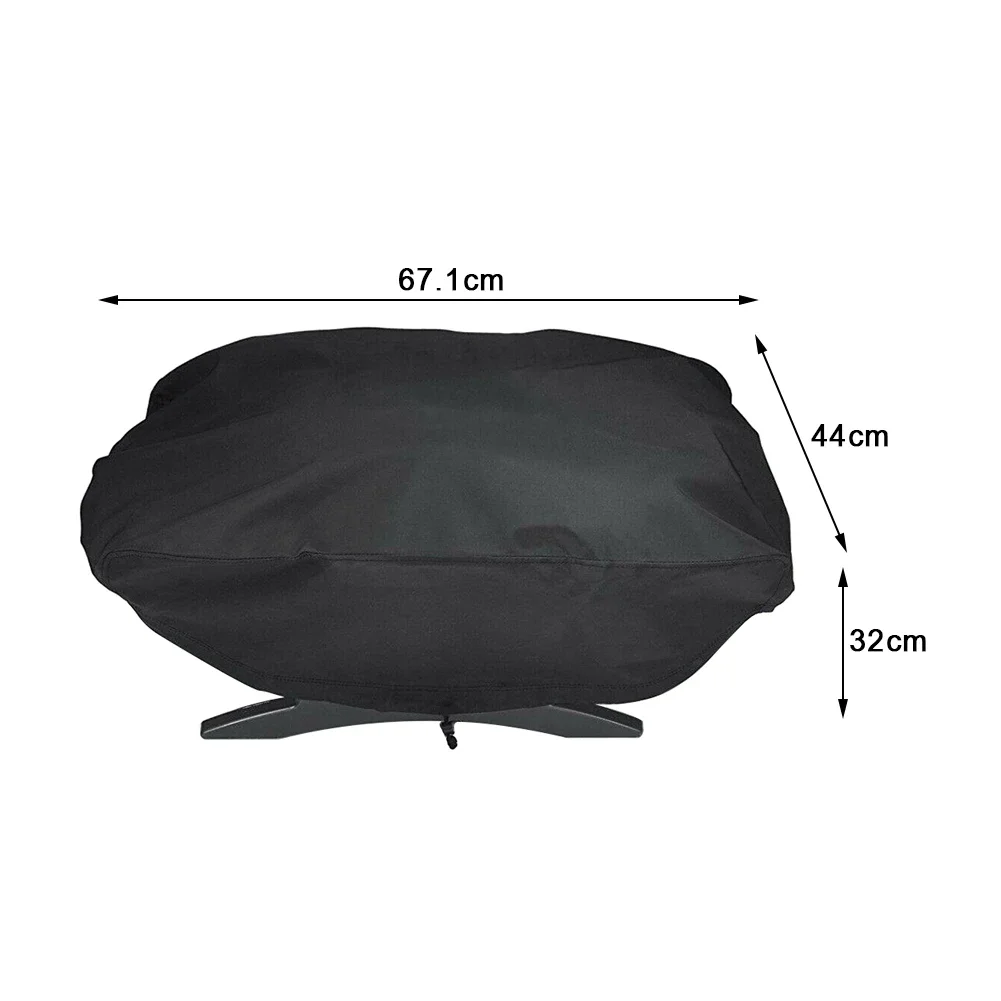 BBQ Stove Waterproof Grill Cover Protective Accessories For Weber 7110 Q1000 Wind Resistant Home Kitchen Supplies thumbnail 4