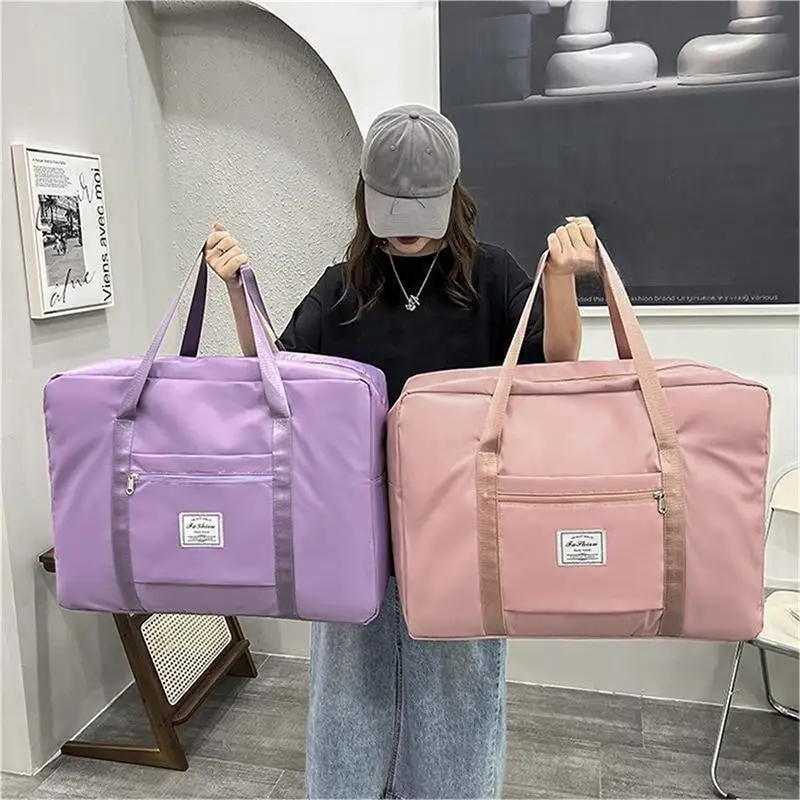 New Foldable Travel Bag Unisex Short Trip Multifunctional Large Capacity Luggage Bags thumbnail 5