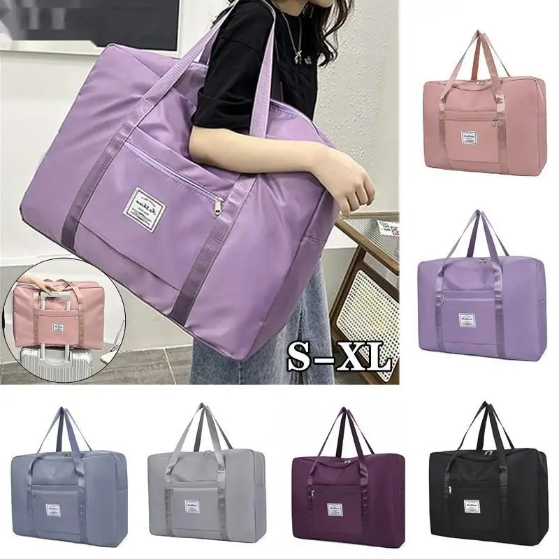 New Foldable Travel Bag Unisex Short Trip Multifunctional Large Capacity Luggage Bags thumbnail 3
