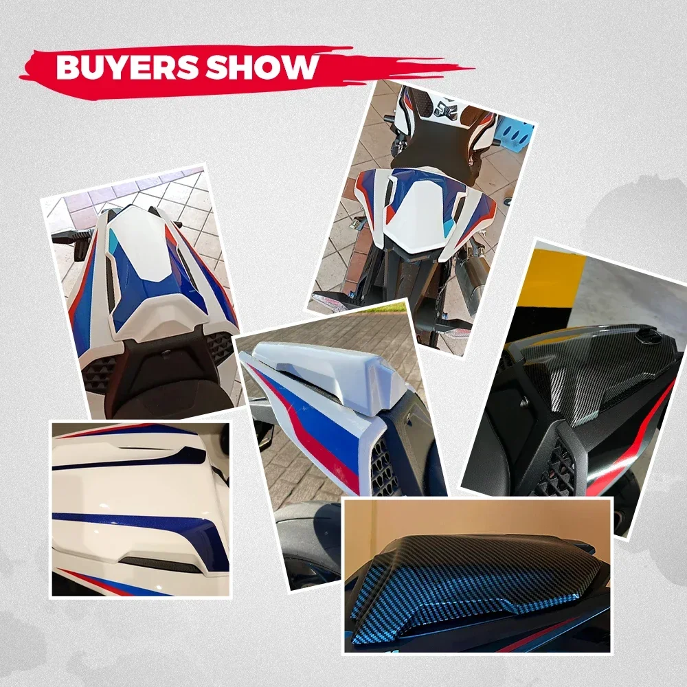 For BMW S1000RR M1000RR Motorcycle Tail Section Fairing Cowl Rear Seat Cover Hard Passenger Seat Cowl Fairing Seats Accessories thumbnail 3