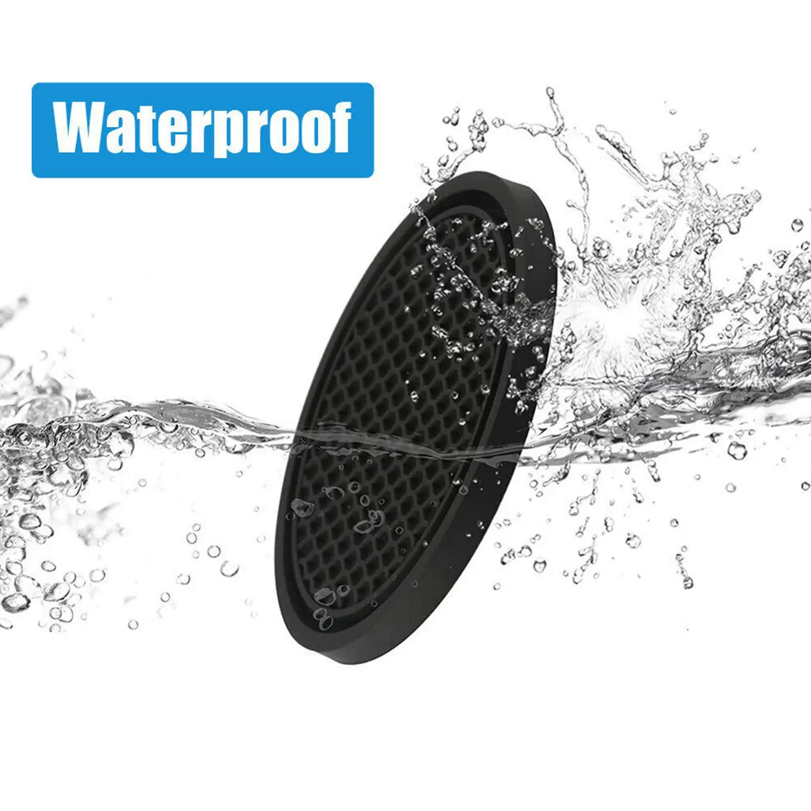 Car Water Cup Pad Holders Non-slip Diamond Rhinestone Rubber Mat for Bottle Holder Coaster Auto Interior Anti-skid Cup Holders thumbnail 5