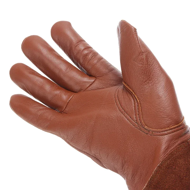 1 Pair Gardening Rose Pruning Gauntlet Heavy Duty Gloves Thorn Proof Long Sleeve Work Welding Garden Gloves thumbnail 3