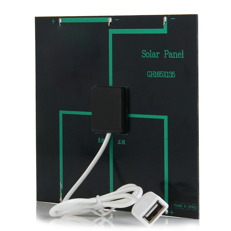 Outdoor Solar Charger Portable Universal Mobile Phone Charger Mp3 Mp4 Small Fan For Survival Camping Hiking Emergency Kit thumbnail 4