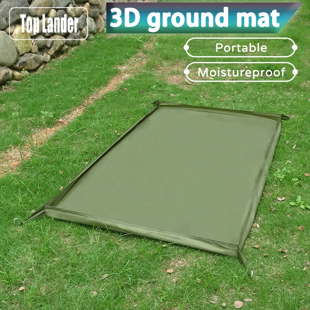 Ultralight Tent Footprint Bathtub 3D Picnic Mat Outdoor Camping Waterproof Ground Sheet 2.1x1.2 thumbnail 4